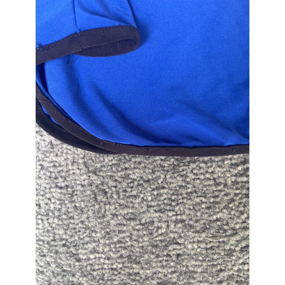 Coco Bianco Top Women's Size Medium Blue Round Neck Long Sleeve Pullover - Picture 3 of 9